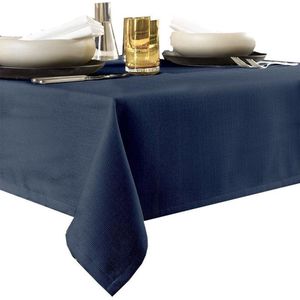Tafellaken De Witte Lietaer Gibson Midnight Blue-Ø 210 cm