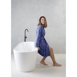 De Witte Lietaer - Felicia - Badjas - Sapphire Blue - Fleece en Badstof