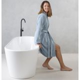 De Witte Lietaer - Felicia - Badjas - Sapphire Blue - Fleece en Badstof