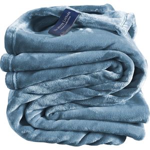 De Witte Lietaer Fleece plaid Cosy - 150 x 200 cm - 100% polyester