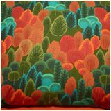 De Witte Lietaer - Bavaria - Dekbedovertrek - Burnt Ochre - Flanel - 1-Persoons