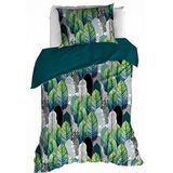 De Witte Lietaer Dekbedovertrek Katoen Satijn Rue - Eenpersoons - 140 x 200/220 cm - Groen