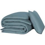 De Witte Lietaer Dekbedovertrek Katoen Satijn Olivia - Tweepersoons - 200 x 200/220 cm - Groen