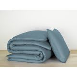 De Witte Lietaer Dekbedovertrek Katoen Satijn Olivia - Tweepersoons - 200 x 200/220 cm - Groen