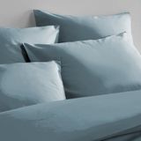 De Witte Lietaer Dekbedovertrek Katoen Satijn Olivia - Tweepersoons - 200 x 200/220 cm - Groen