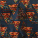 De Witte Lietaer Dekbedovertrek Caspian Eclipse Blue - Eenpersoons - 140 x 200/220 cm - Katoen Flanel