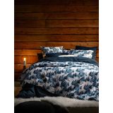 De Witte Lietaer - North - Dekbedovertrek - Blauw - Katoen-Flanel - 2-Persoons