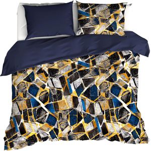 De Witte Lietaer Dekbedovertrek Valdez Outer Space - Tweepersoons - 200 x 200/220 cm - Katoen Satijn