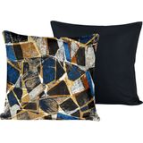 De Witte Lietaer Sierkussensloop Set Valdez Outer Space - 40 x 40 cm - Satijn Katoen