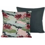 De Witte Lietaer Sierkussensloop Set Koi Tidepool - 40 x 40 cm - Satijn Katoen