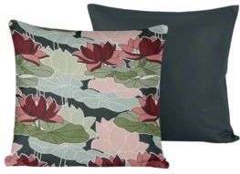 De Witte Lietaer Sierkussensloop Set Koi Tidepool - 40 x 40 cm - Satijn Katoen