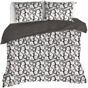 Dekbedovertrek De Witte Lietaer Lilypad Black Percal-200 x 200 / 220 cm | 2-Persoons