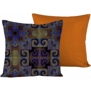 De Witte Lietaer - Leon - Sierkussenhoes - Sunflower - Katoensatijn - Set van 2