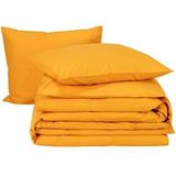 Moodit Dekbedovertrek Basil Sunshine - Eenpersoons - 140 x 220 cm - Katoen