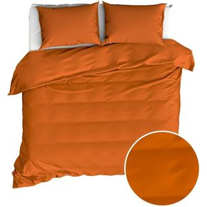 Moodit Dekbedovertrek Basil Bronze - Tweepersoons - 200 x 220 cm - Katoen