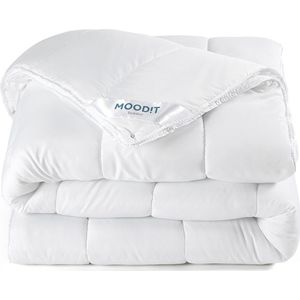 Moodit - Winston - Dekbed - Wit - 240x220 - 4-Seizoenen