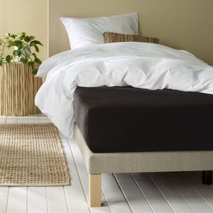 Moodit Hoeslaken Alina Black - 140 x 200 cm - Katoen Jersey