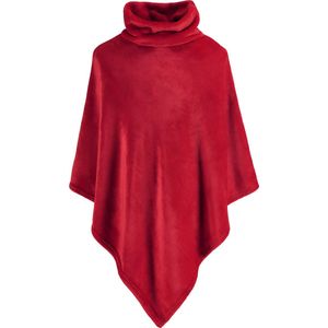 Poncho MOODIT Calido Ruby Red