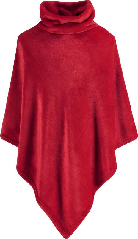 Poncho MOODIT Calido Ruby Red
