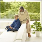 Poncho MOODIT Calido Navy Blue