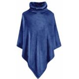 Poncho MOODIT Calido Navy Blue