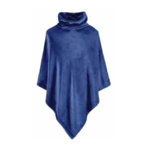 Poncho MOODIT Calido Navy Blue