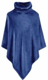 Poncho MOODIT Calido Navy Blue