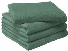 MOODIT - Troy - Handdoek - Emerald Green - 100% Katoen - Set van 4