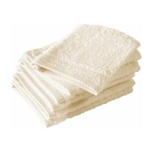 De Witte Lietaer Washandjes, Helene Cream - 15 x 21 cm - 6 stuks - 100% Katoen