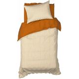 De Witte Lietaer Dekbedovertrek, Cleo Copper + 100% Katoen Flanel