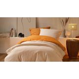 De Witte Lietaer Dekbedovertrek, Cleo Copper + 100% Katoen Flanel