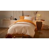 De Witte Lietaer Dekbedovertrek, Cleo Copper + 100% Katoen Flanel