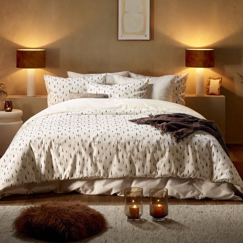 De Witte Lietaer Dekbedovertrek, Dentree Soft White + 2x Katoen flanel