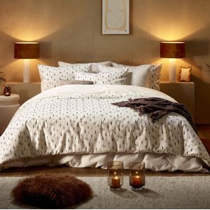 De Witte Lietaer Dekbedovertrek, Dentree Soft White + 2x Katoen flanel