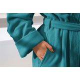 Moodit Badjas Reese - Wit - Unisex - Katoen/Polyester