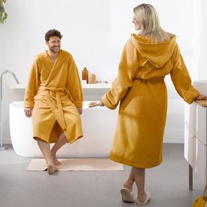 Moodit - Reese - Badjas - Sunshine Geel - Katoen/Polyester