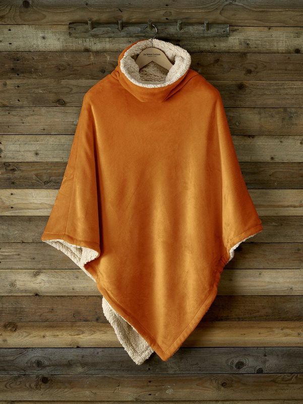 De Witte Lietaer - Ganges - Poncho - Copper - Luxury Homewear