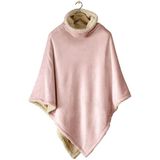 De Witte Lietaer Poncho Vieux Rose Effen Polyester 228406