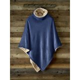 De Witte Lietaer Ganges Teddy Poncho petrol