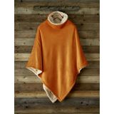 De Witte Lietaer Ganges Teddy Poncho petrol