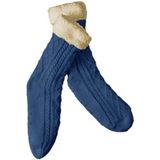 De Witte Lietaer - Teddy Yamuna - Sokken - Royal Blue - 100% Polyester Acryl Knit