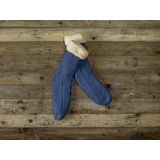 De Witte Lietaer - Teddy Yamuna - Sokken - Royal Blue - 100% Polyester Acryl Knit