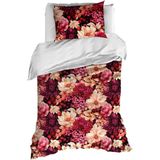 Dekbedovertrek - Blauw - Katoen - 1 Persoons