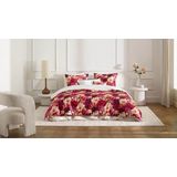 De Witte Lietaer - Dahlia Coral Paradis - Dekbedovertrek - Satijn - 200 x 200 / 220 cm