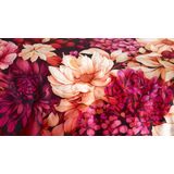 De Witte Lietaer - Dahlia Coral Paradis - Dekbedovertrek - Satijn - 200 x 200 / 220 cm
