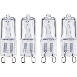 4 x Halogeen insteek G9 - 53W 230V - G9 Halogeenlamp - Set van 4 Halogeen lamp G-9