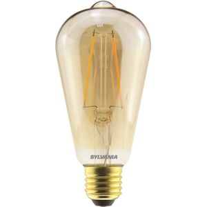 Sylvania - Toledo Rt St64 V5 Gl 420lm 825 E27 Sl - Kaarslicht - 1 Stuk