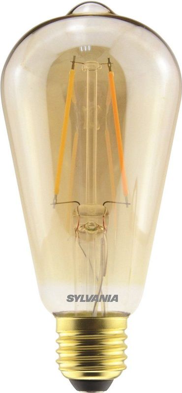 Sylvania - Toledo Rt St64 V5 Gl 420lm 825 E27 Sl - Kaarslicht - 1 Stuk