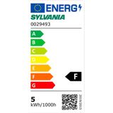 Sylvania - Kogelvormige LED Lamp - Warm Wit - E27 Fitting - Matte Coating