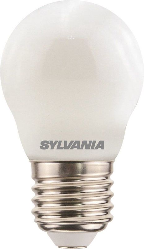 Sylvania - Kogelvormige LED Lamp - Warm Wit - E27 Fitting - Matte Coating